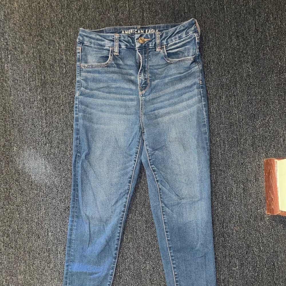 American Eagle Next Level Curvy High-Waisted Jegging, size 6 short